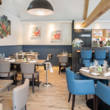 Restaurant de Dorpshoek, reeclame, Interieurfotografie, grafische vormgeving, Aalsmeer, Andries van der Ree